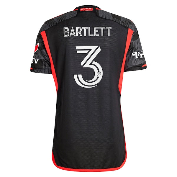 Lucas Bartlett D.C. United adidas 2024 The Icon Kit Authentic Player Jersey - Black - Image 3