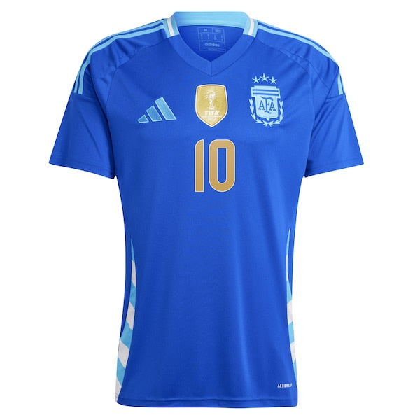 Lionel Messi Argentina National Team adidas 2024 Away Replica Player Jersey - Blue/White - Image 3