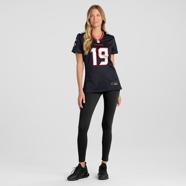 Xavier Hutchinson Houston Texans Nike Women's Team Game Jersey - Navy - Image 4