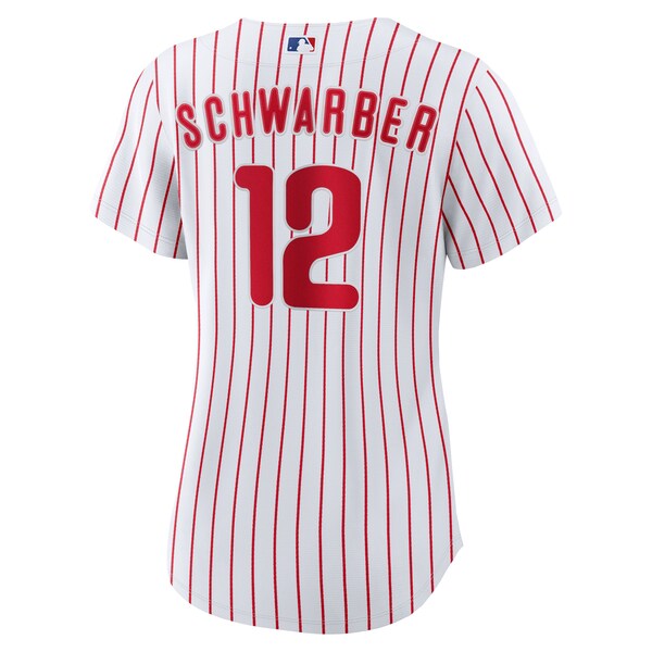 Kyle Schwarber Philadelphia Phillies Nike Women's Home Replica Jersey - White - Image 3