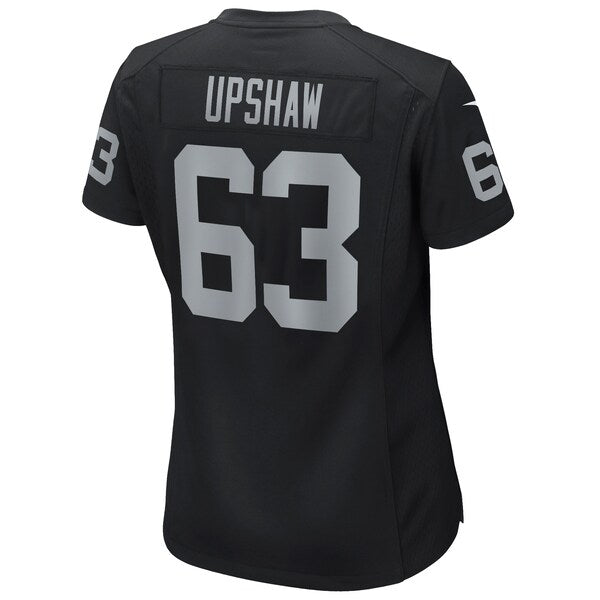 Gene Upshaw Las Vegas Raiders Nike Women's Game Retired Player Jersey - Black - Image 3