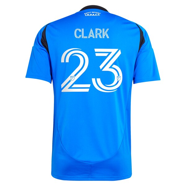 Caden Clark CF Montreal adidas 2025 Montr¨¦al Original Replica Player Jersey - Blue - Image 3