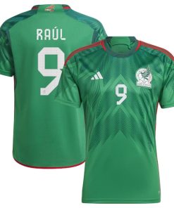 Raul Jimenez Mexico National Team adidas 2022/23 Home Replica Player Jersey - Green