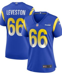 KT Leveston Los Angeles Rams Nike Women's  Game Jersey -  Royal