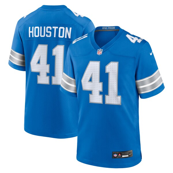 James Houston Detroit Lions Nike Team Game Jersey - Blue - Image 2