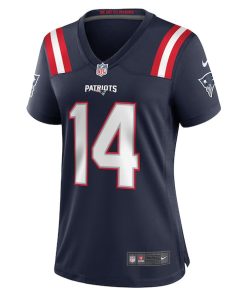 Alternative view of Ty Montgomery New England Patriots Nike Women's Player Game Jersey - Navy