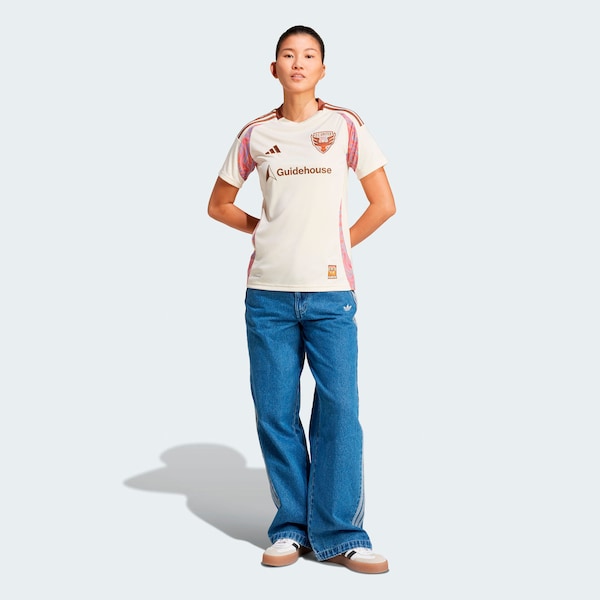D.C. United adidas Women's 2025 The Soul Kit Replica Jersey - Natural - Image 6