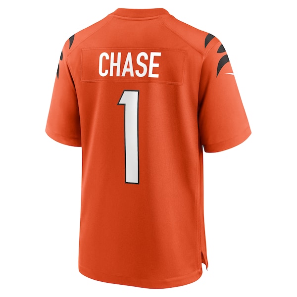Ja'Marr Chase Cincinnati Bengals Nike Alternate Game Jersey - Orange/Black - Image 4