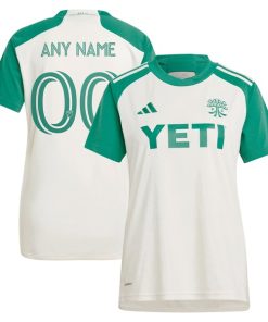 Austin FC adidas Women's 2024 The Armadillo Kit Replica Custom Jersey?¨C Tan