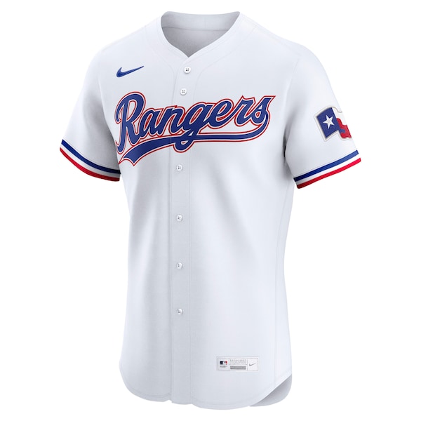 Texas Rangers Nike Home Elite Jersey - White - Image 2