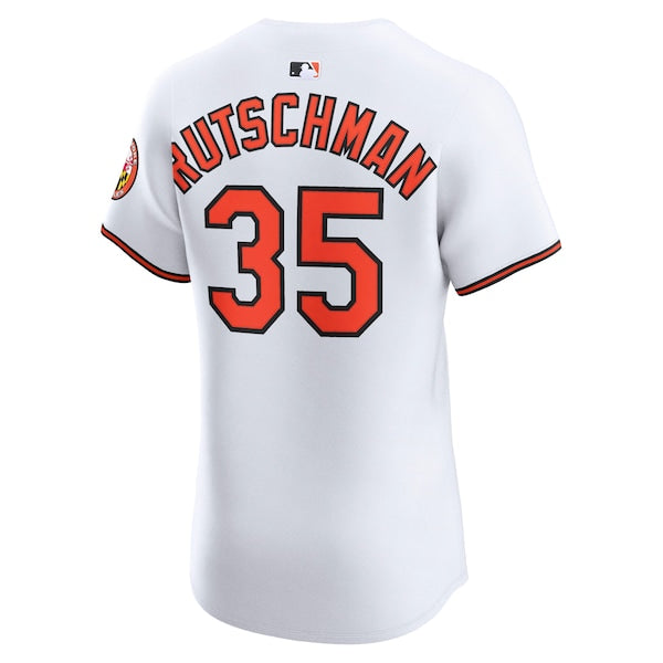 Adley Rutschman Baltimore Orioles Nike Home Elite Jersey - White - Image 3