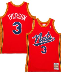 Allen Iverson Philadelphia 76ers Hardwood Classics Swingman Jersey - Red
