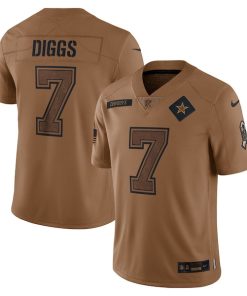 Trevon Diggs Dallas Cowboys Nike 2023 Salute To Service Limited Jersey - Brown