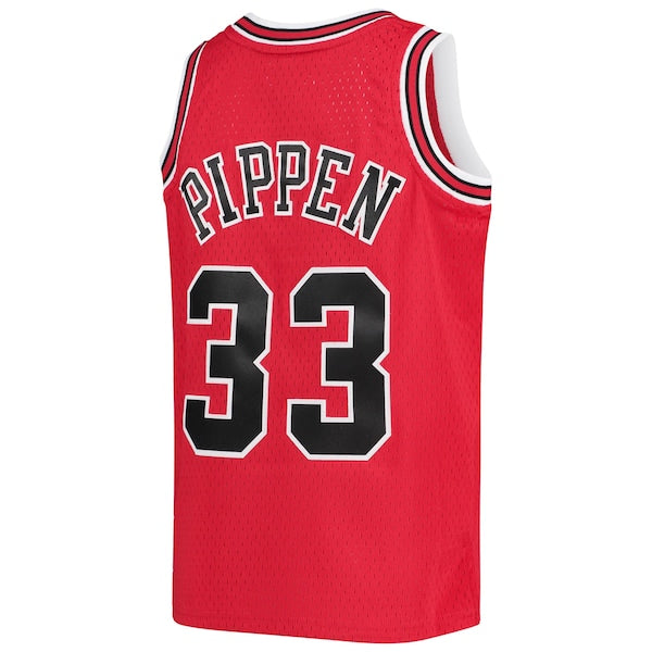 Scottie Pippen Chicago Bulls Youth 1997-98 Hardwood Classics Swingman Jersey - Red/White/Black - Image 5