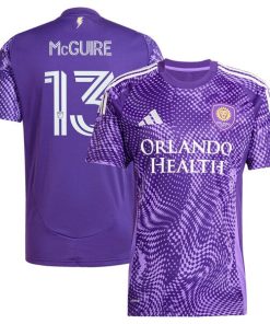 Duncan McGuire Orlando City SC adidas 2025 Perfect Storm Replica Player Jersey - Purple