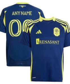Nashville SC adidas Youth 2025 The Heart of Nashville Kit Replica Custom Jersey - Navy
