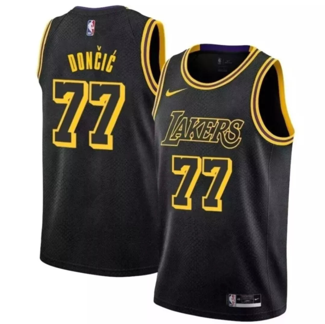 Luka Don?i? Los Angeles Lakers Nike Mamba Edition Jersey - Black