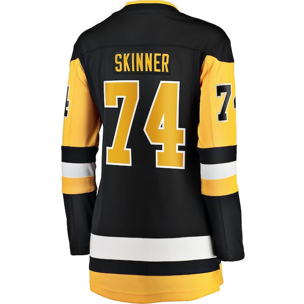 Stuart Skinner Pittsburgh Penguins Indiana Women's Home Breakaway Jersey - Black - Image 3