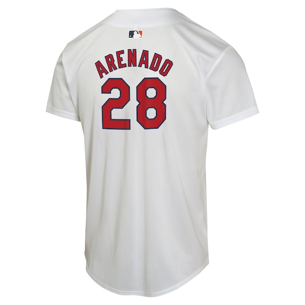 Nolan Arenado St. Louis Cardinals Nike Youth Home Game Player Jersey - White - Image 3