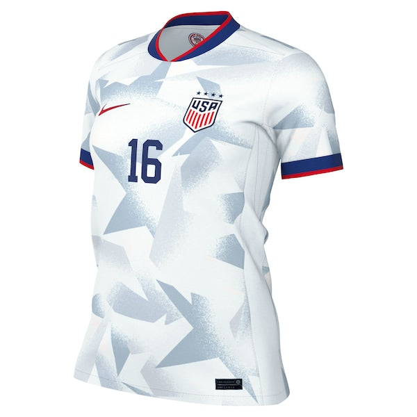 Rose Lavelle USWNT Nike Women's 2025 Home Replica Player Jersey - White - Image 2