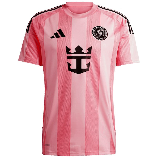 Lionel Messi Inter Miami CF adidas 2025 Euforia Replica Player Jersey - Light Pink - Image 2