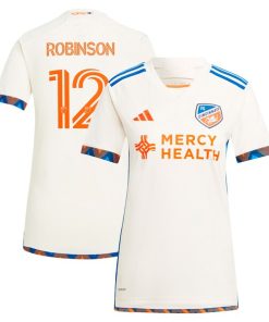 Miles Robinson FC Cincinnati adidas Women's 2024 The Canvas Kit Replica Player Jersey - White