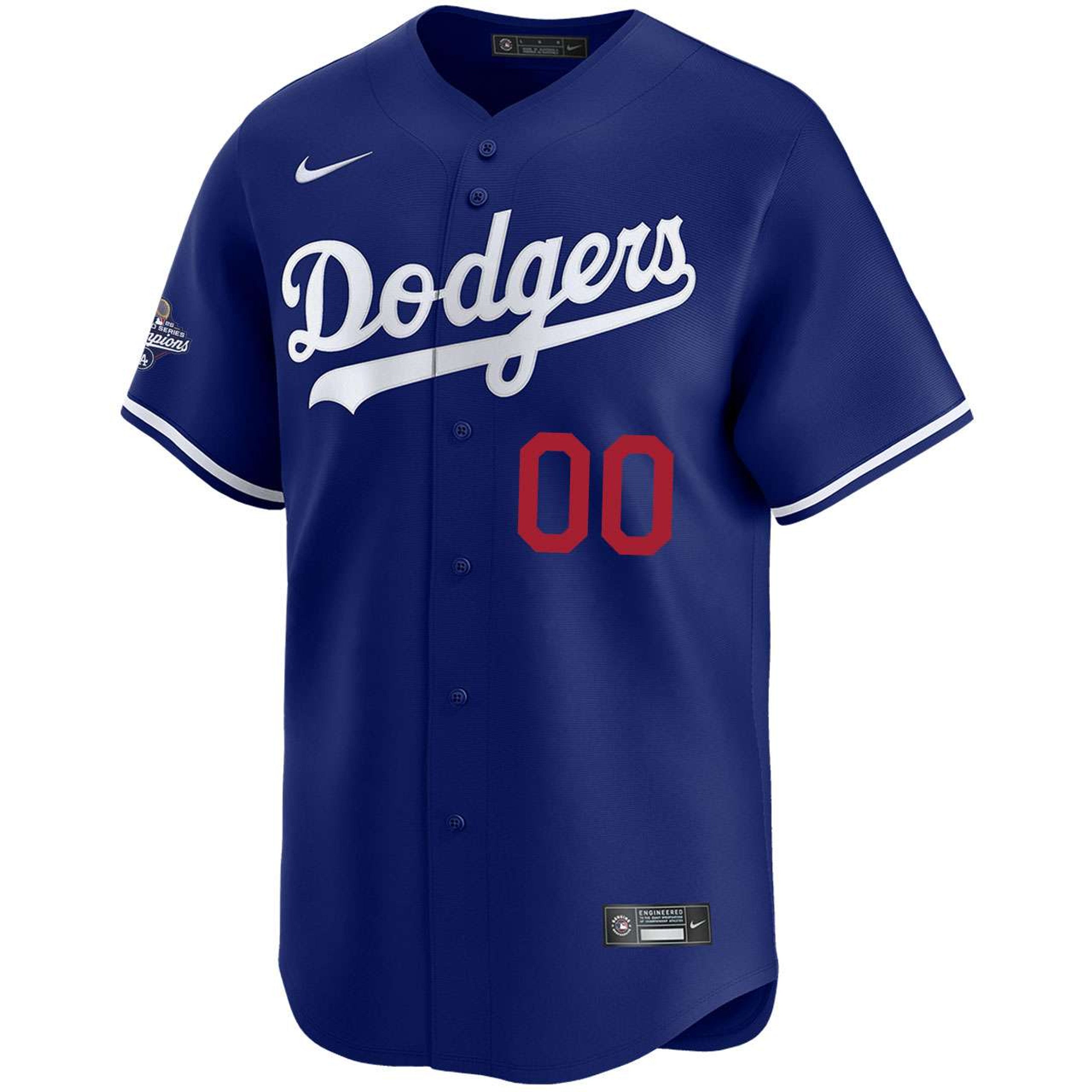 Los Angeles Dodgers Nike 2025 World Series Champions Limited Custom Jersey - Royal - Image 2