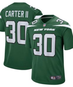 Michael Carter II New York Jets Nike Game Jersey - Gotham Green