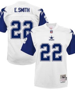 Emmitt Smith Dallas Cowboys  Youth 1994 Alternate Legacy Jersey - White/Navy