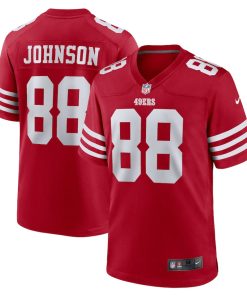 Tyron Johnson San Francisco 49ers Nike Team Game Jersey - Scarlet