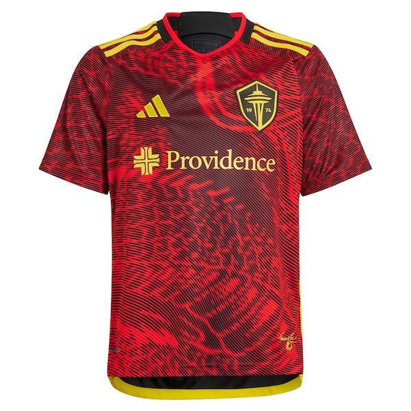 Seattle Sounders FC adidas Youth 2024 The Bruce Lee Kit Replica Jersey?ยจC Red - Image 2