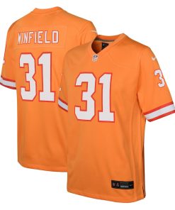 Antoine Winfield Jr. Tampa Bay Buccaneers Nike Youth Throwback Game Jersey - Orange