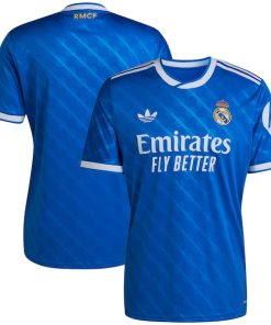 Los Merengues adidas 2025/26 Third Replica Jersey - Blue