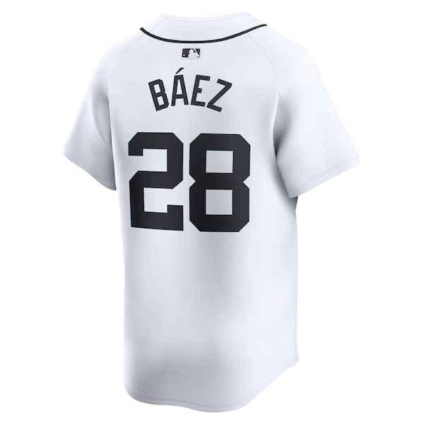 Javier Baez Detroit Tigers Nike Home Limited Player Jersey - White - Image 3