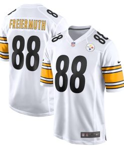 Pat Freiermuth Pittsburgh Steelers Nike Game Player Jersey - White/Black