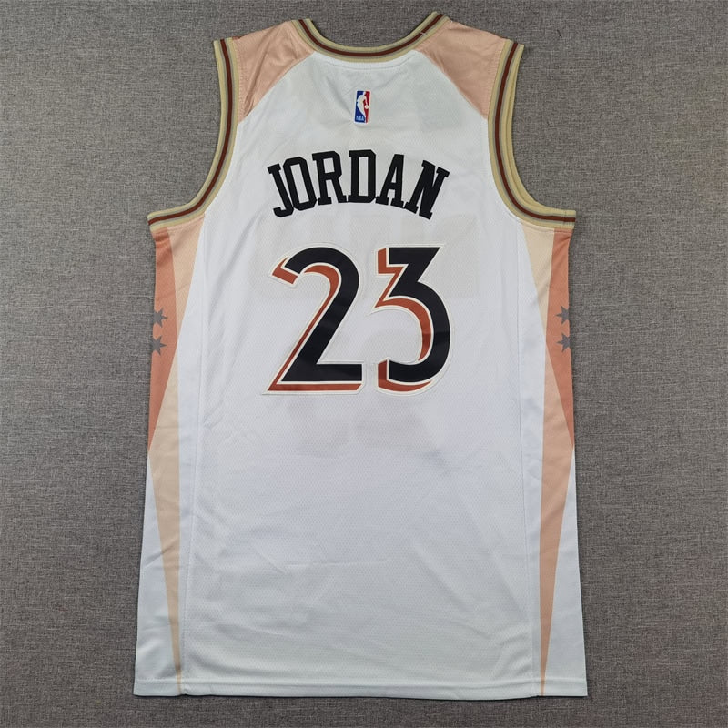 Michael Jordan Chicago Bulls Nike Unisex 2025 Swingman Jersey - City Edition - White - Image 2