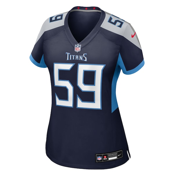 Kyron Johnson Tennessee Titans Nike Women's Team Game Jersey - Navy - Image 3