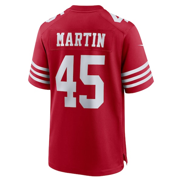 Nick Martin San Francisco 49ers Nike Team Game Jersey - Scarlet - Image 3