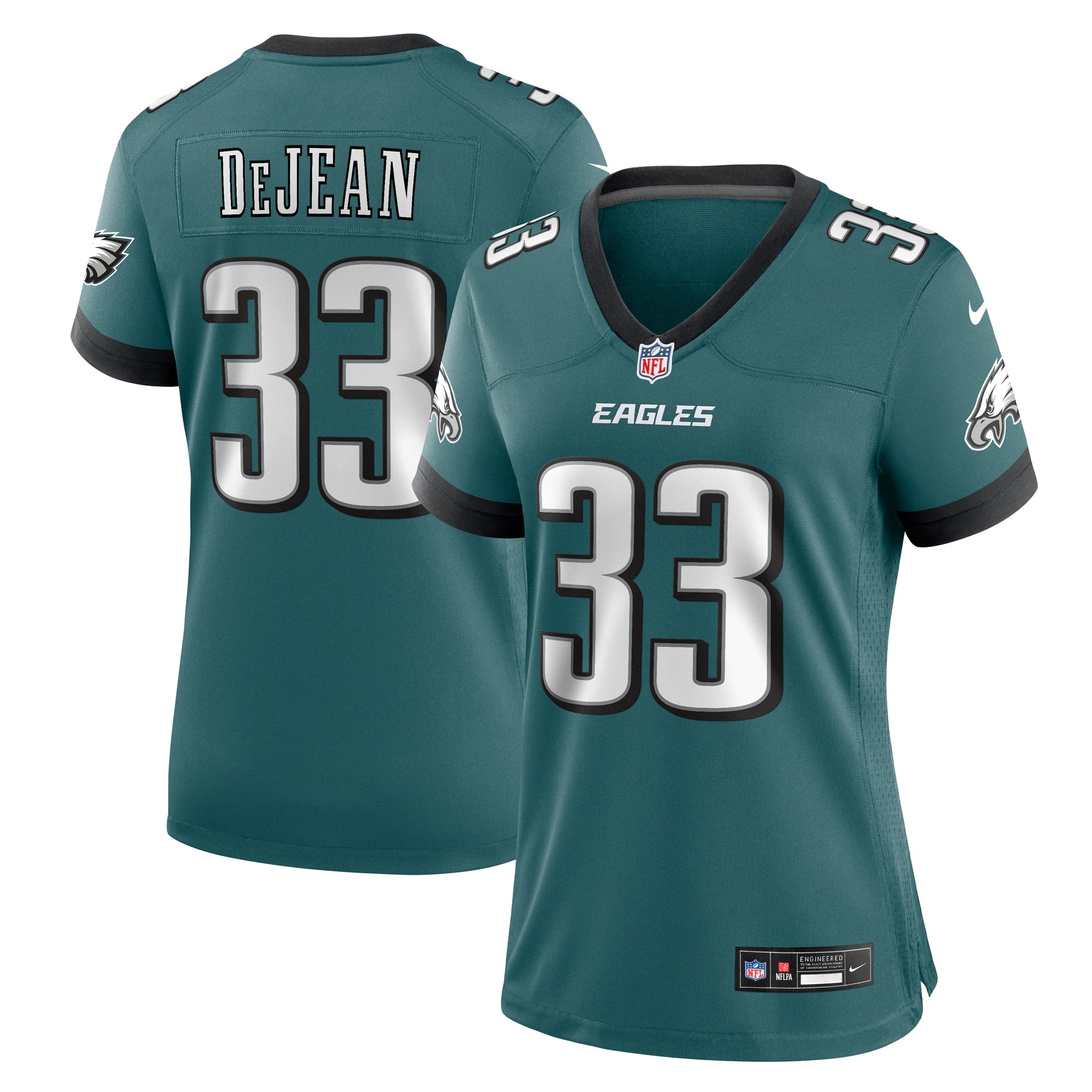 Cooper DeJean Philadelphia Eagles Nike Women's Alternate Game Jersey - Kelly Green/Green - Image 6