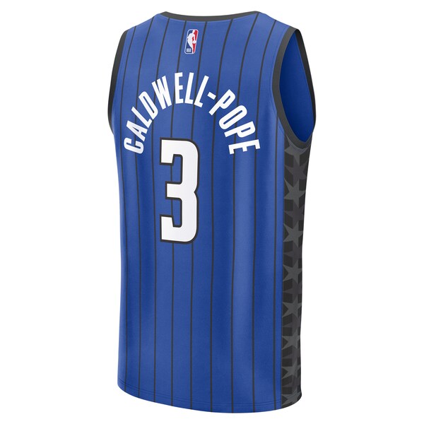 Kentavious Caldwell-Pope Orlando Magic Fast Break Replica Player Jersey - Statement Edition - Blue - Image 3