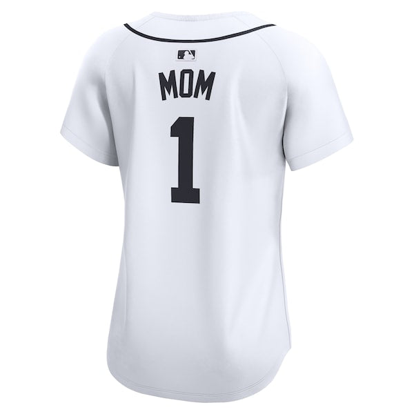 Detroit Tigers Nike Women's #1 Mom Home Limited Jersey - White - Image 3