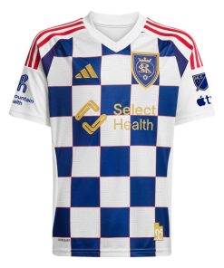 Alternative view of Real Salt Lake adidas 2025 Grid City Authentic Custom Jersey - White