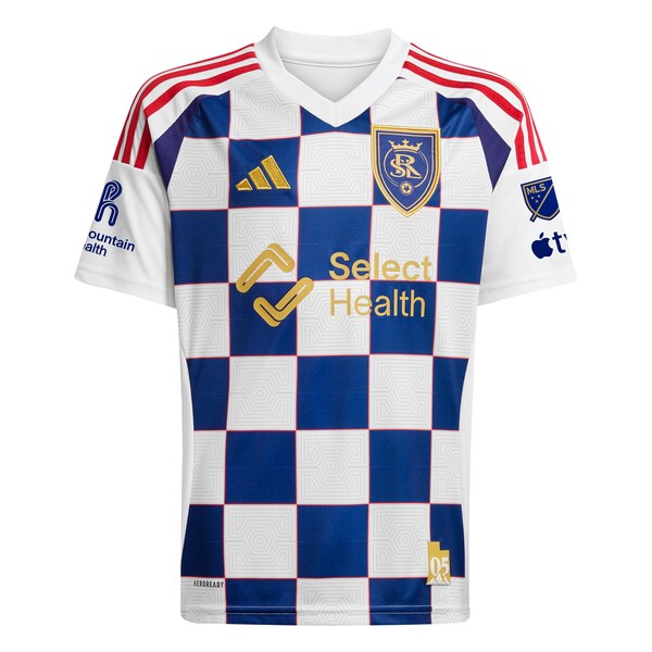 Real Salt Lake adidas 2025 Grid City Authentic Jersey - White - Image 4
