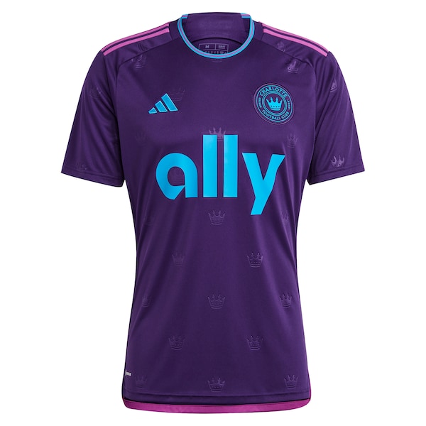 Brandt Bronico Charlotte FC adidas 2023 Crown Jewel Kit Replica Jersey - Purple - Image 2