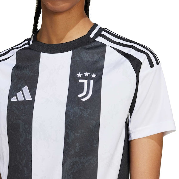 Juventus adidas Women's 2024/25 Home Replica Jersey - White/Black - Image 7