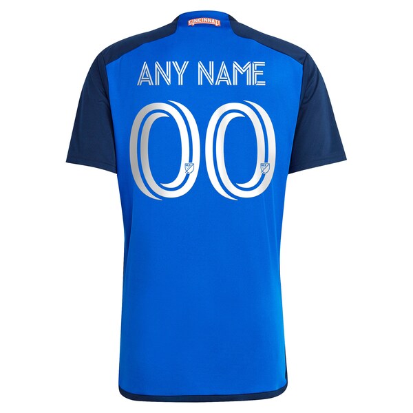 FC Cincinnati adidas 2024 River Kit Replica Custom Jersey - Blue - Image 3