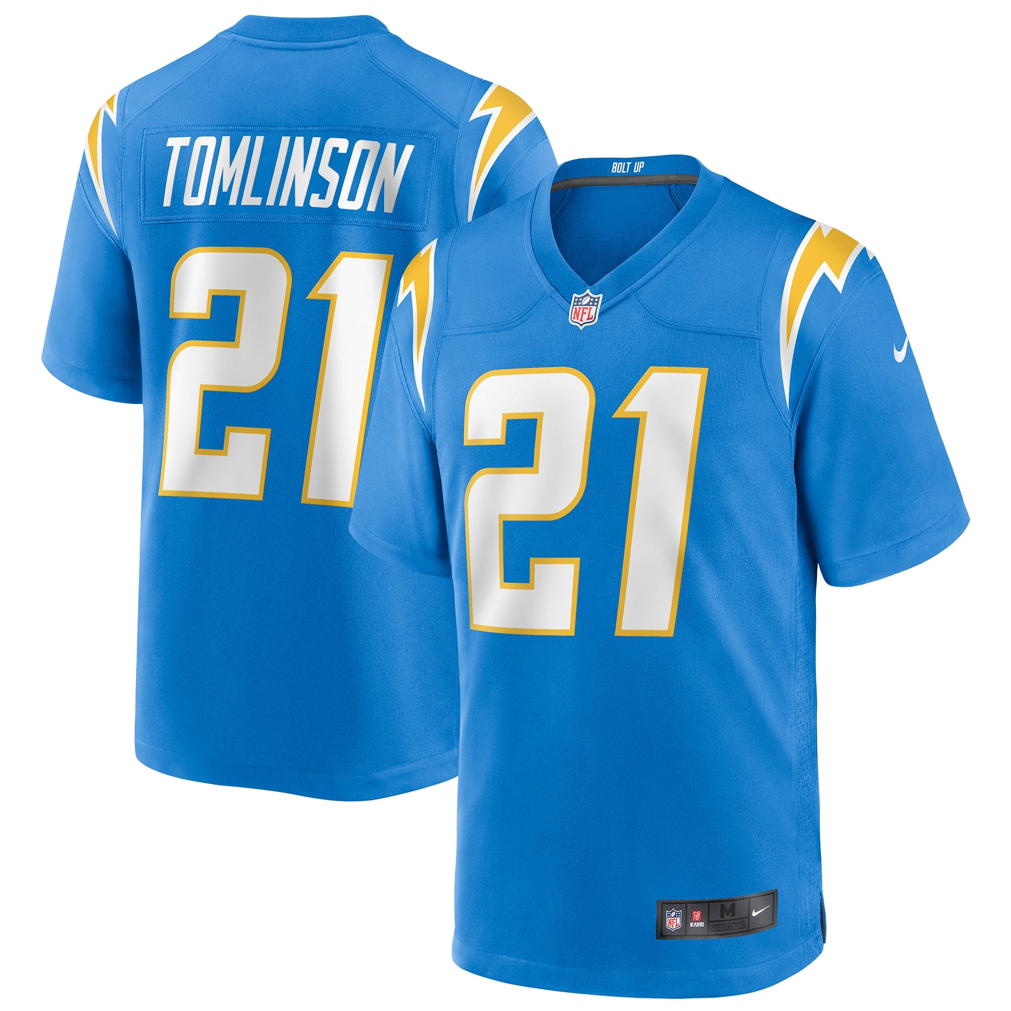 LaDainian Tomlinson Los Angeles Chargers Nike Retired Player Alternate Game Jersey - Royal/Navy/Powder Blue - Image 6