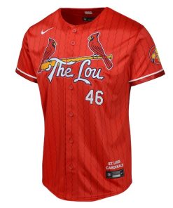 Alternative view of Paul Goldschmidt St. Louis Cardinals Nike Youth 2024 City Connect Limited Player Jersey - Red