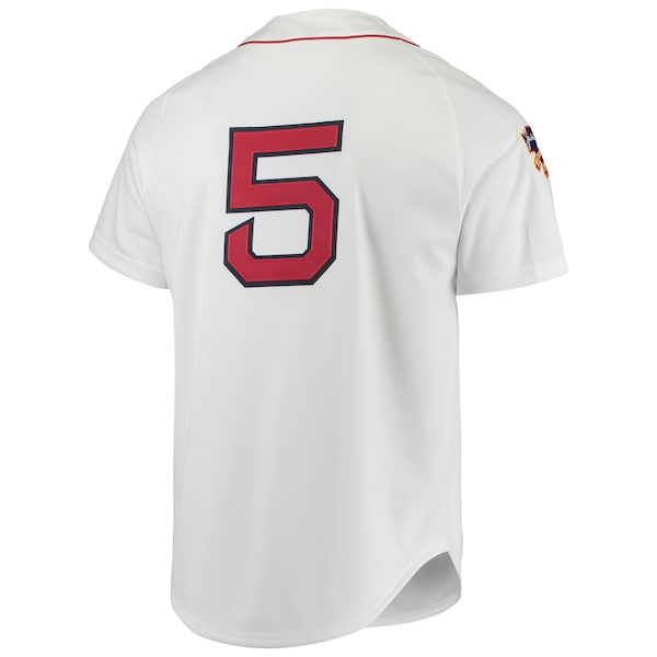 Nomar Garciaparra Boston Red Sox 1997 Cooperstown Collection Authentic Jersey - White - Image 3