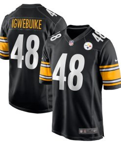 Godwin Igwebuike Pittsburgh Steelers Nike  Game Jersey -  Black